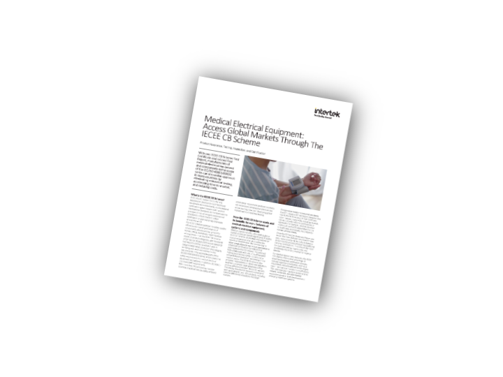 Certificazione CB per i dispositivi medicali