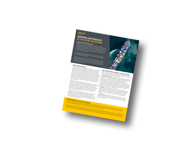 Schema CB e Deviazioni Nazionali