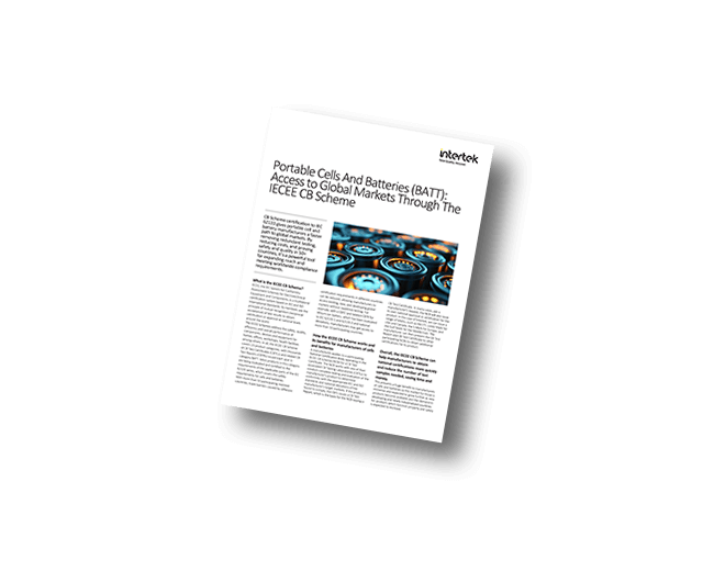 Certificazione CB per le batterie - guida rapida